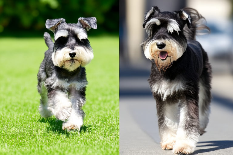 Schnauzers in Action: From Puppyhood to Adulthood